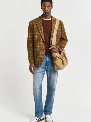 Sweter Gant brązowy