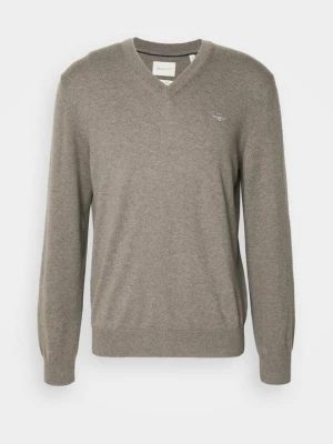 Sweter Gant brązowy