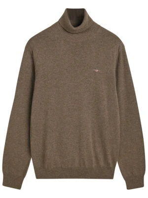 Sweter Gant brązowy