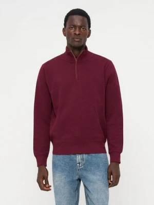 Sweter Gant ciemnoczerwony