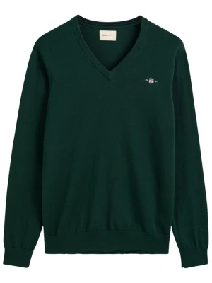 Sweter Gant ciemnozielony