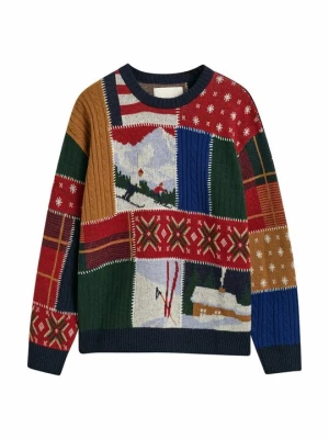 Sweter Gant granatowy