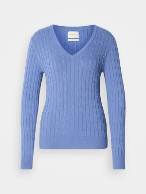 Sweter Gant jasnoniebieski