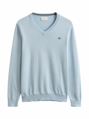 Sweter Gant jasnoniebieski
