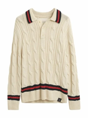 Sweter Gant mleczny