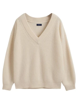 Sweter Gant mleczny