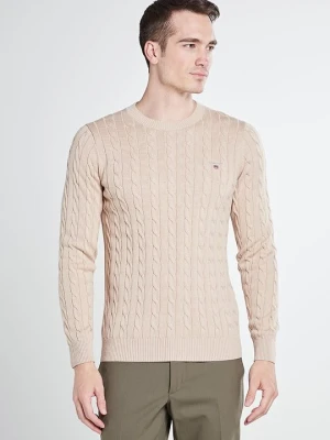 Sweter Gant piaskowy