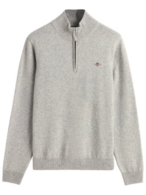 Sweter Gant szary melanż