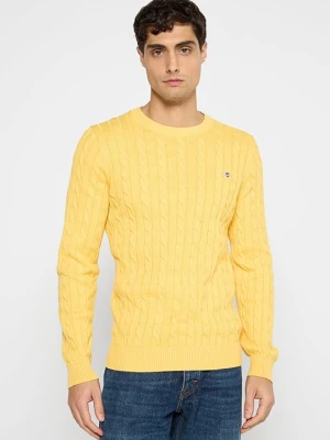 Sweter Gant żółty