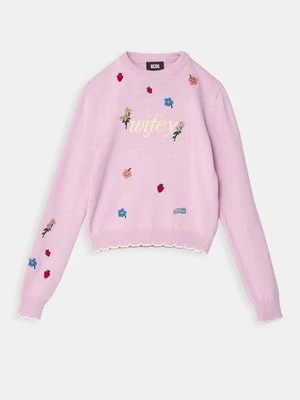 Sweter GCDS różowy