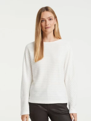 OPUS Sweter "Gelai" w kolorze białym rozmiar: 40