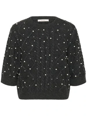 Sweter Gestuz ciemnoszary