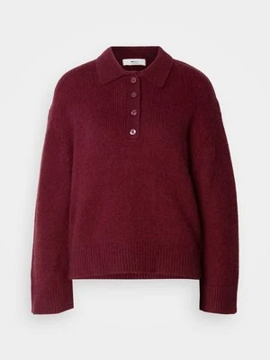 Zdjęcie produktu Sweter Gina Tricot ciemnoczerwony