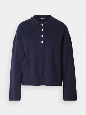 Sweter Gina Tricot granatowy