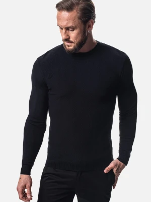 SWETER GIRARD Z OKRĄGŁYM DEKOLTEM CZERŃ Recman