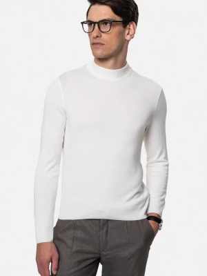 SWETER GIUNTI GM2 ECRU Z WISKOZY Recman