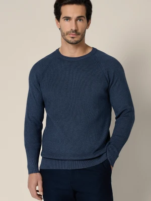 Sweter Granatowy z Wiskozą Baldir Lancerto