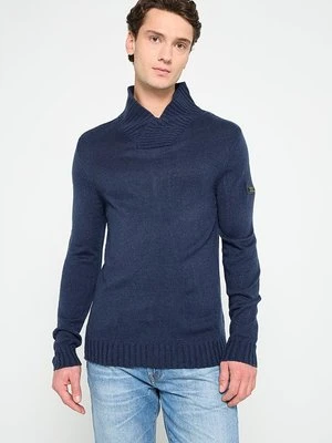 Sweter Guess granatowy