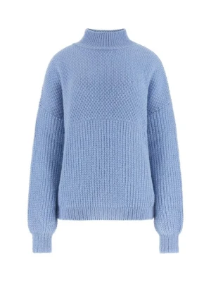 Sweter Guess jasnoniebieski