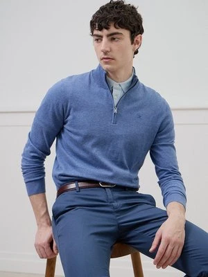 Sweter Hackett London niebieski