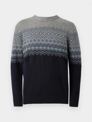 Sweter Hackett London granatowy