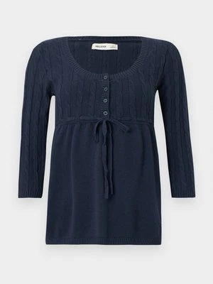 Sweter Hollister Co. granatowy