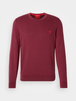 Sweter Hugo ciemnoczerwony