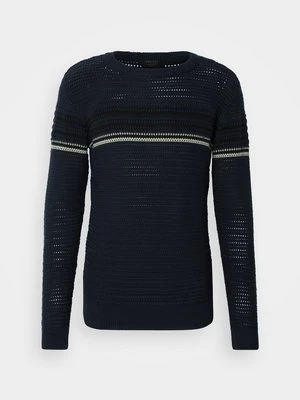 Sweter INDICODE granatowy