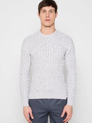 Sweter INDICODE jasnoszary