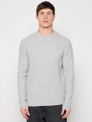 Sweter INDICODE jasnoszary