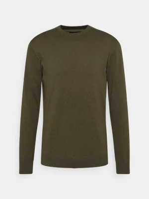 Sweter INDICODE oliwkowy