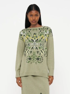 Sweter Ivko oliwkowy