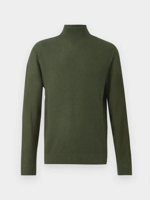 Sweter Jack&Jones ciemnozielony