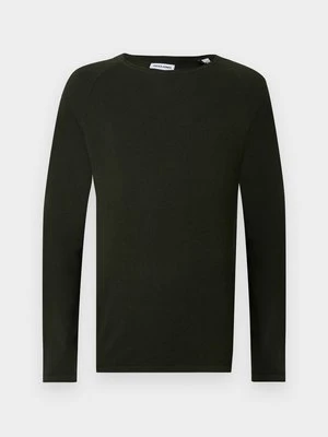 Sweter Jack&Jones ciemnozielony