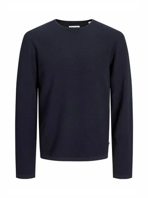 Sweter Jack&Jones granatowy