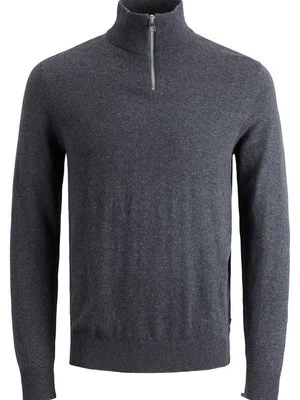 Sweter Jack&Jones ciemnoszary melanż