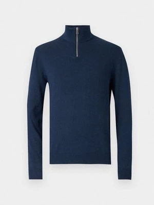 Sweter Jack&Jones granatowy