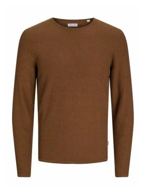 Sweter Jack&Jones brązowy