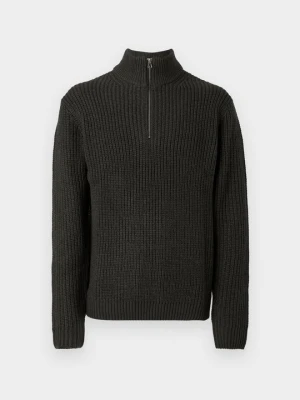 Sweter Jack&Jones brązowy