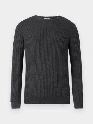 Sweter Jack&Jones ciemnoszary melanż