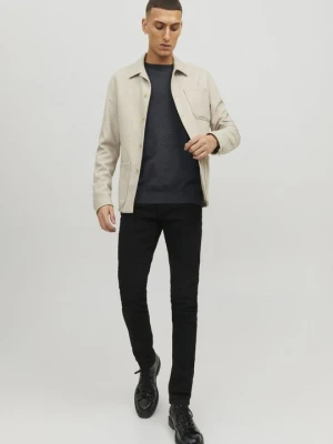 Sweter Jack&Jones ciemnoszary melanż