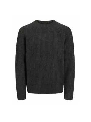 Sweter Jack&Jones ciemnoszary melanż