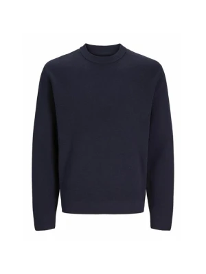 Sweter Jack&Jones granatowy