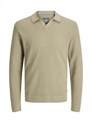 Sweter Jack&Jones jasnobrązowy