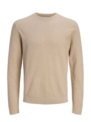 Sweter Jack&Jones jasnobrązowy