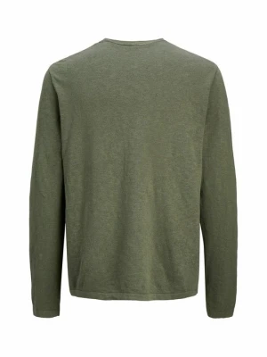 Sweter Jack&Jones oliwkowy melanż