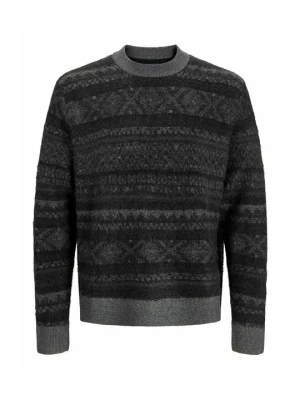 Sweter Jack&Jones szary