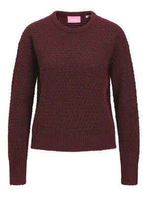 Sweter JJXX ciemnoczerwony