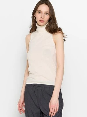 Sweter Just Cashmere mleczny