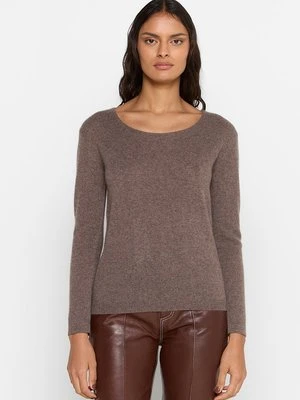 Sweter Just Cashmere brązowy